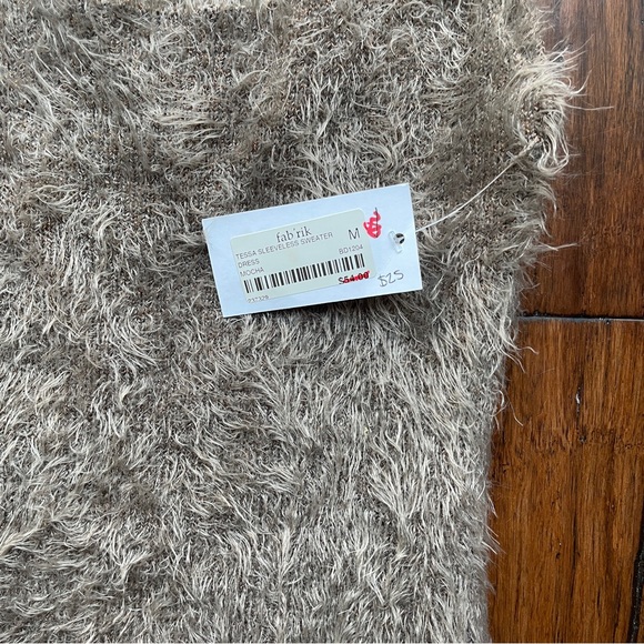 Fab'rik Fuzzy Tie Strap Mini Dress - Picture 4 of 6